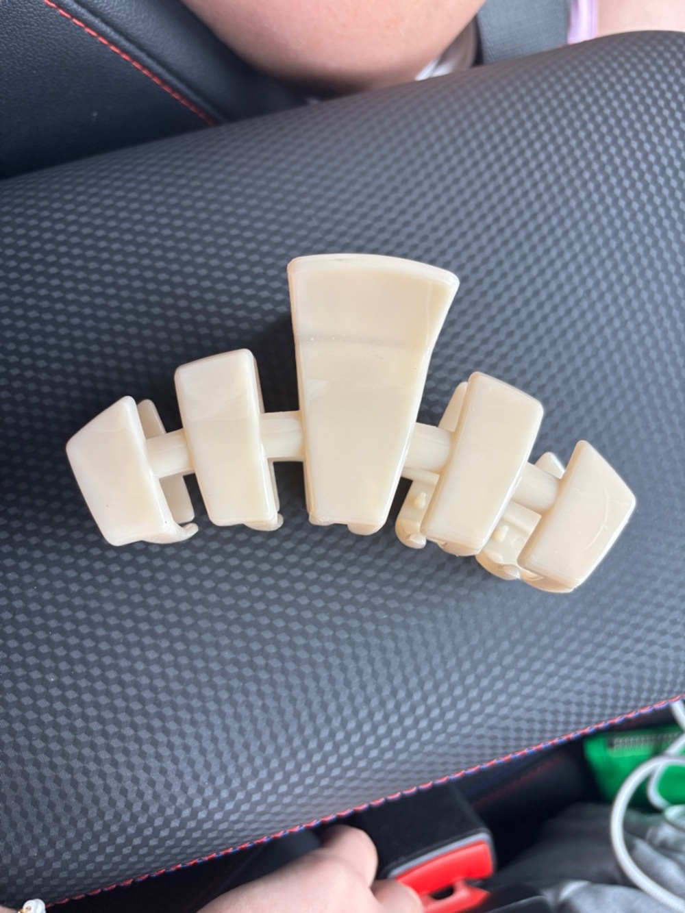 TELETIES Cream large Clip